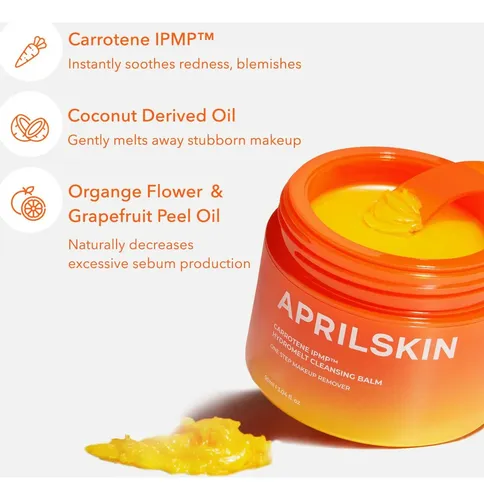 Bálsamo Facial Limpiador Carrotene Aprilskin Con Cepillo