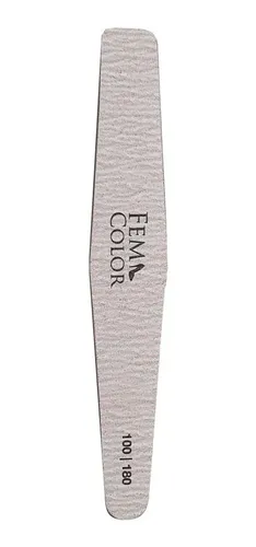 Lima Para Uñas Femcolor 100/180 X3 Unidades Lefemme