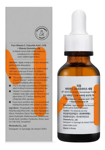 Sérum Iluminador Tiam Con Vitamina C24 Para Un Tono De Piel