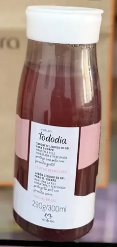 Natura Tododia Jabon Líquido Corporal Frutas Rojas Caballito