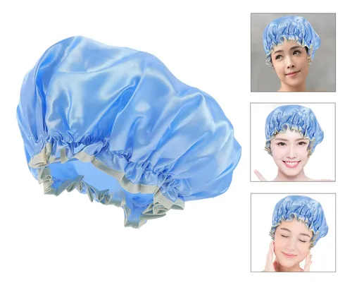 3 Gorros De Baño Impermeables De Doble Capa Simples De Peva