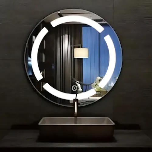 Espejo Circular Led 60cm Espejo Cálido Romántico Marco Diseño 11