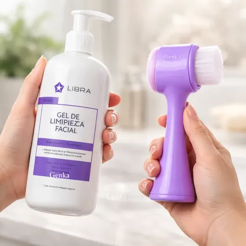 Gel De Limpieza Sebo Piel Grasa 500 Libra +cepillo Limpieza