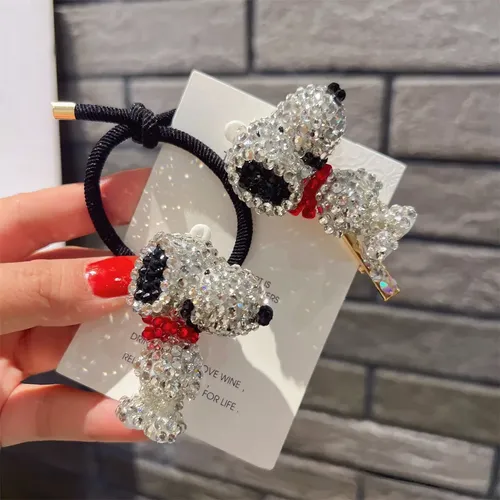 2pzs Snoopy Donas Cabello Pinzas De Cabello Flash Accesorios