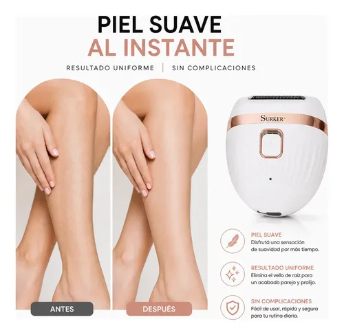 Depiladora Portatil Mujer Recargable Usb