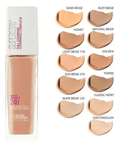 Maybelline Base Líquida Full Coverage Superstay 24hs