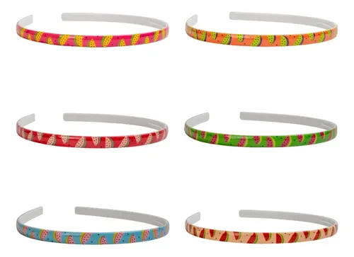 Vinchas Pelo Varios Diseños 6 Colores De