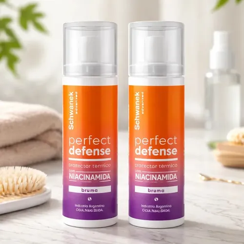 Kit X 2 Protector Térmico Schwanek 95 Ml Hidratante Antifrizz Extra Brillo Ideal Playa Alisado Pre Y Post Planchita Desenredante Repara El Cabello Dañado Y Da Brillo Instantáneo