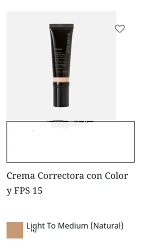 Crema Corrector Con Color Cc Cream Mary Kay Fps15