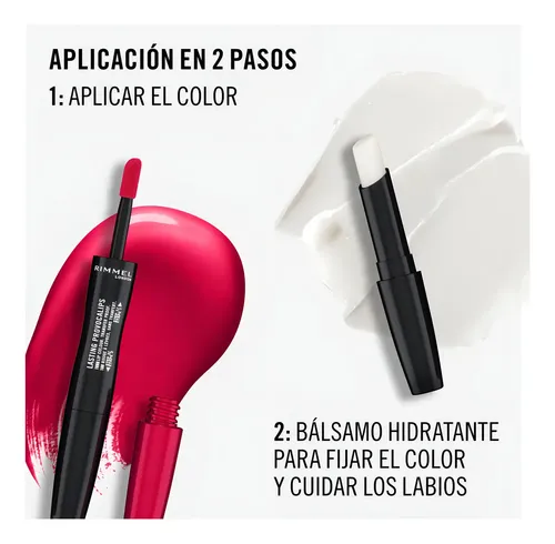 Rimmel Labial Líquido Lasting Provocalips Acabado Liso Color 730 Make A Mauve