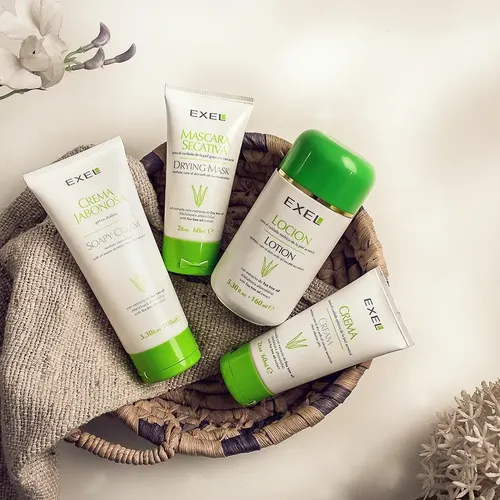 Kit Combo Rutina Completa Piel Grasa Acne Exel Crema Locion