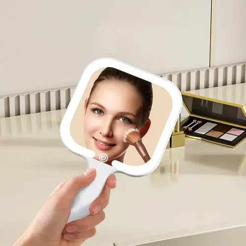Mjc Msc Espejo Con Luz Portátil Recargable Dressing Mi
