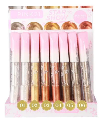 Sombra Liquida Brillante Star Show Eyeshadow Liquid Pink 21