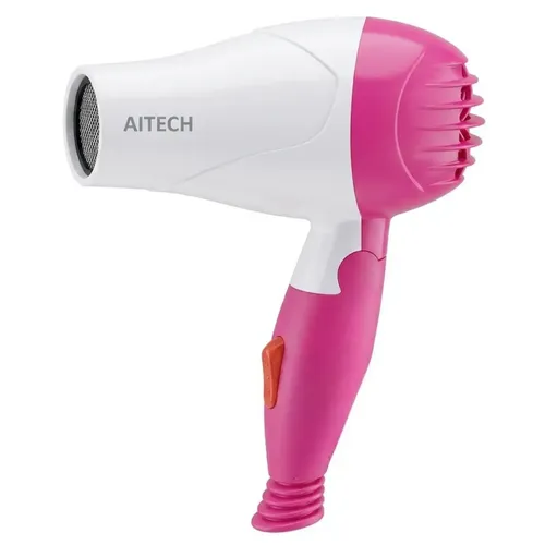 Secador Cabello Pelo Plegable Portatil 800w 2 Velocidades Frio Calor Rosa Viaje Cabina Hotel Hombre Mujer Cartera Bolso Mini Premium Liviano Comodo Resistente Profesional Familia Hogar Pocket