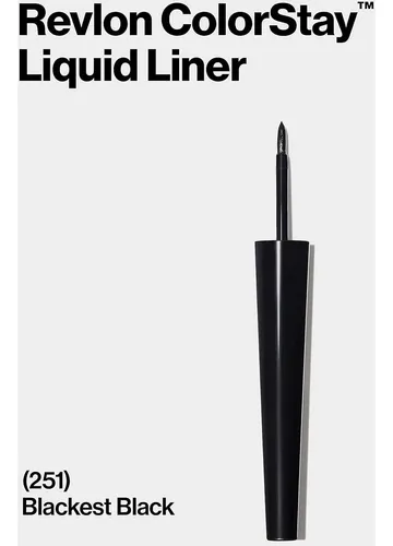 Eyeliner Líquido Revlon Colorstay Negro Más Negro 2.36 Ml