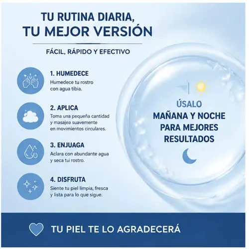 Limpador Facial Rejuvenescedor Com Ácido Salicílico Para O