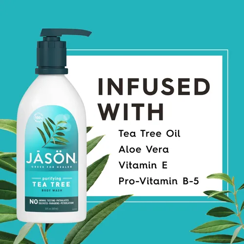 Jabón Corporal Purificante Jason Tea Tree 900 Ml Con Vitamin