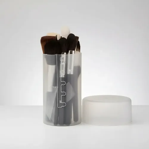 Tubo Porta Brochas Y Pinceles De Maquillaje