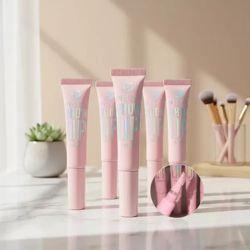 Gel Fijador De Cejas Pink21 Brow Up Con Cepillo Transparente
