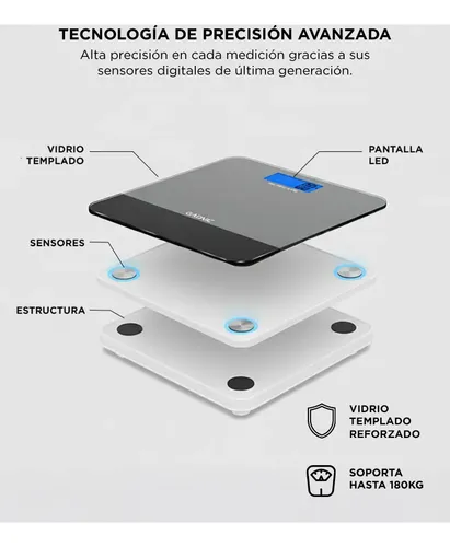 Balanza De Baño Digital Personal Electronica Gadnic 180kg