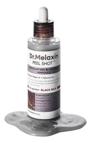 Ampolla Exfoliante Arroz Negro Renovadora Dr. Melaxin 80 Ml