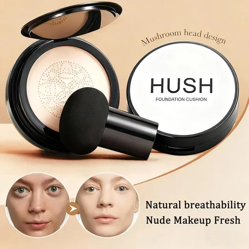 Base Cushion Madura Hush Makeup 58 Warm Golden Tono Medio