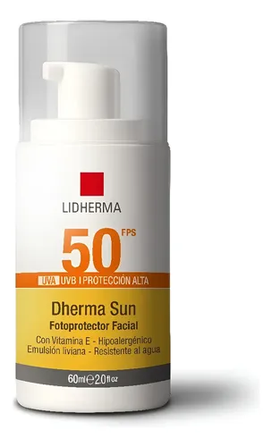 Dherma Sun Fotoprotector Facial Toque Seco Fps50 X 60ml