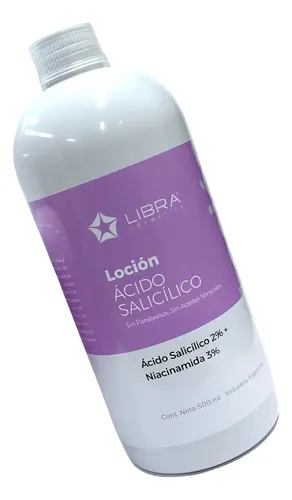 Loción Exfoliante Facial Ácido Salicílico 2% Libra 500ml Noche