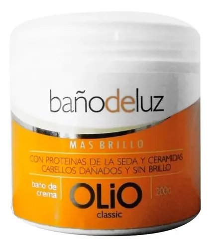 Kit Brillo Capilar Baño De Crema Luz Olio + Gorra Acolchada