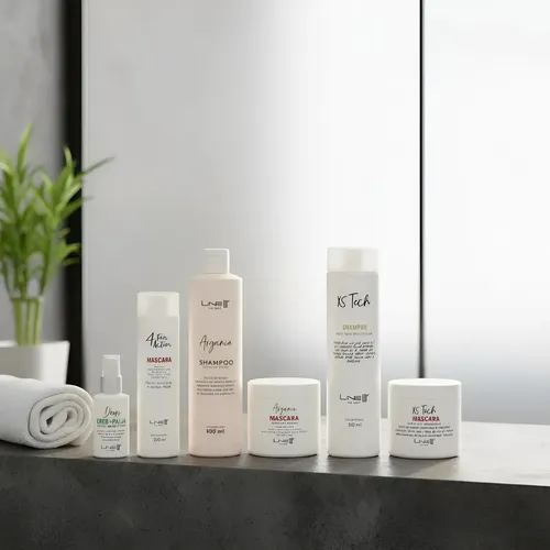 Shampoo a base Argán, Nutrición total para cabellos resecos, restaura el equilibrio natural y sella cutículas, producto profesional de Salon de Belleza x 500Mls ARGANIA de LineUp