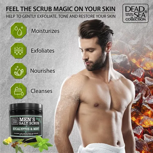 Exfoliante Corporal Colección Del Mar Muerto, Eucalipto Y Me