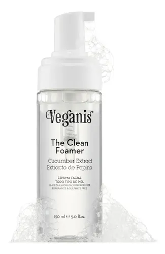 Veganis Serum Con Ácido Hialurónico + Espuma Limpiadora Todo Tipo De Piel Día/noche