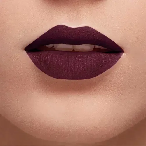 Labial L’oreal Paris Líquido Infallible Les Macarons Acabado Mate Color 830 Blackcurrant