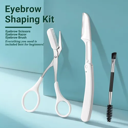 Kit De Cejas 8 En 1 Tsmaddts Con Pinzas Y Tijeras