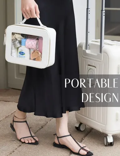 & / Bolsa De Cosméticos Pequeña, Transparente Y Cuadrada, *