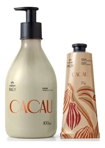 Kit Hidratante De Cuidados Diarios Y Manos Natura Ekos Cacao