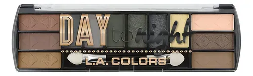 Paleta Sombras L.A. Colors CES422 Sunrise 12 Colores Mate Metalizado