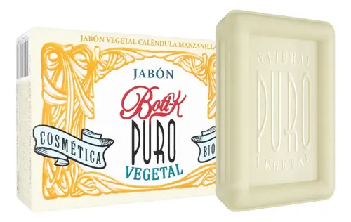 Jabón Vegetal En Barra Caléndula y Manzanilla 85gr Boti-k Puro