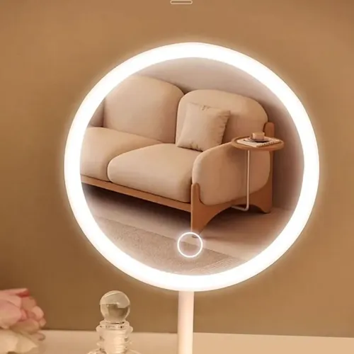 Espejo de Maquillaje Redondo LED Táctil Recargable DD2 17cm