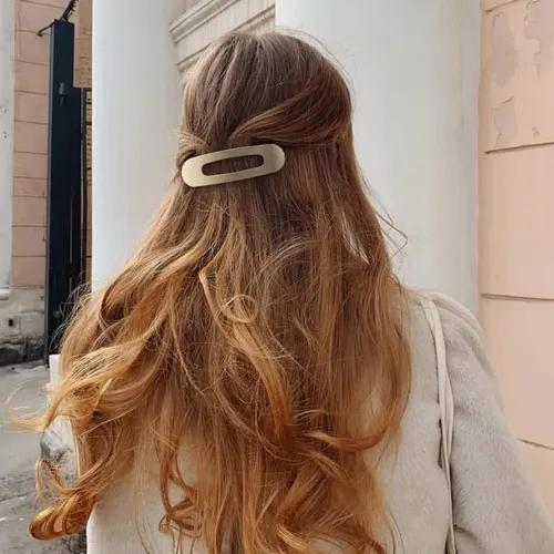 8 Clips De Garra Planos Cptots Para Cabello Fino 11×3.18cm