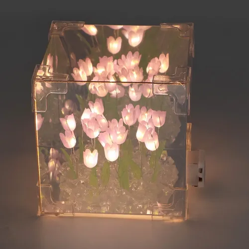 Espejo Led Decorativo 2 En 1, Noche Hecha A Mano, Hecha A Ma