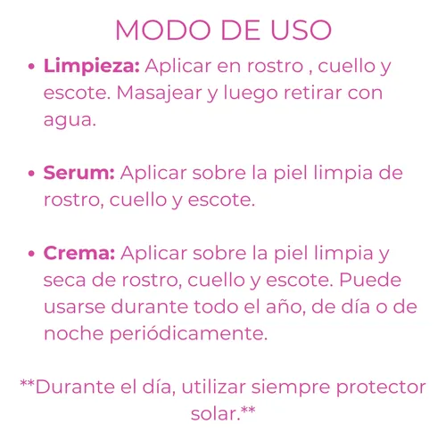 Rutina Skincare Piel Mixta Antiage Retinol Lidherma