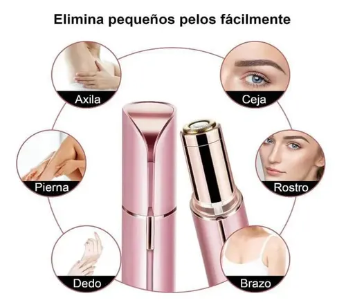 Depiladora Removedor Vello Facial Con Luz Portátil Eléctrico