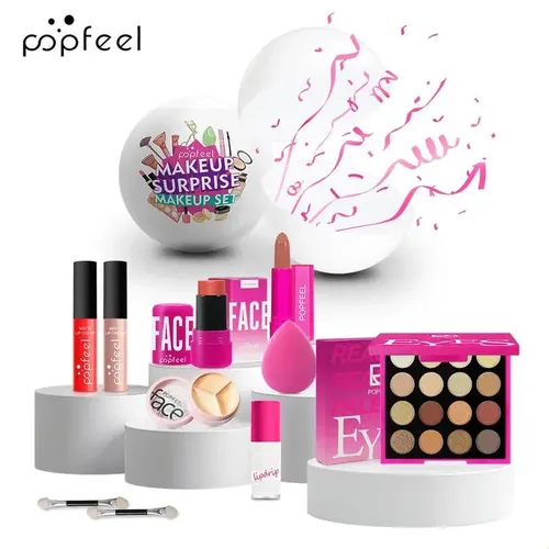 Set De Regalo Popfeel Surprise Con Forma De Bola De Maquilla