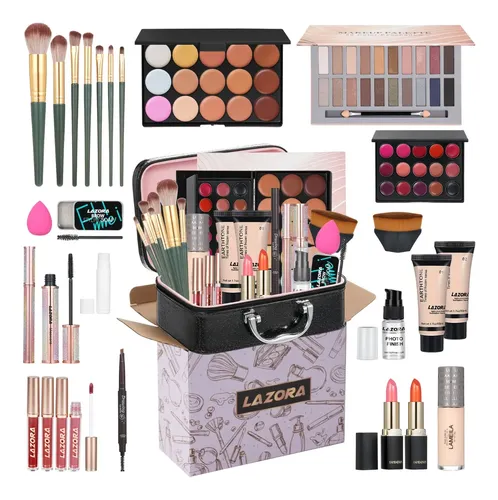 Kit Maquillaje Completo Con Maletín Organizador