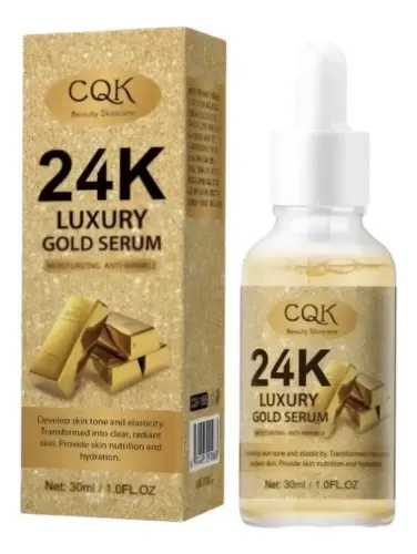 Serum Facial Oro 24k Hidratante Antiedad Elasticidad X 30ml Todo Tipo De Piel Día/noche