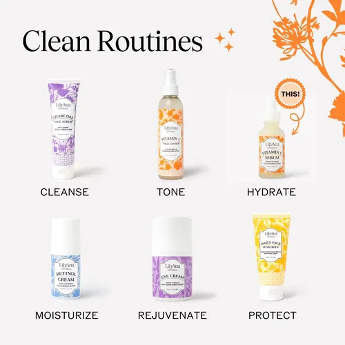Sérum Lilyana Naturals Vitamina C Con Ácido Hialurónico 30 M