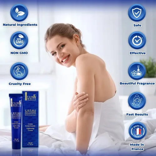 Crema Aclarante Para Piel Uniforme Fair & White Exclusive Normal A Grasa Noche
