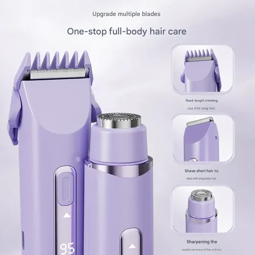 Rasuradora Eléctrica Recargable For Mujer Uso En Seco #
