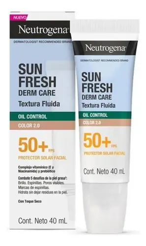 Neurógena F.sun Fresh Oil Control Tono Medio 2.0 Fps50 40ml